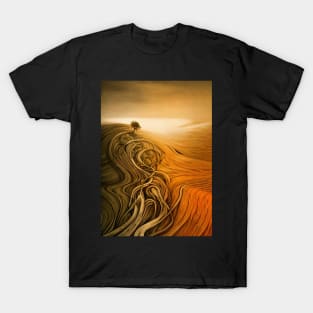 Tree in abstract desert T-Shirt